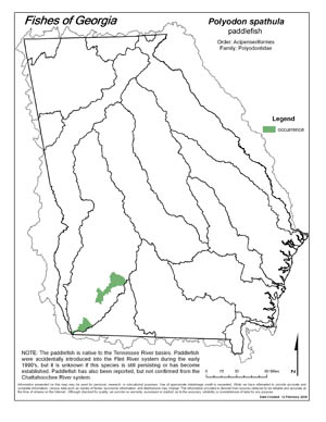 paddlefish Region Map